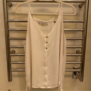 LOFT cream camisole, size medium.